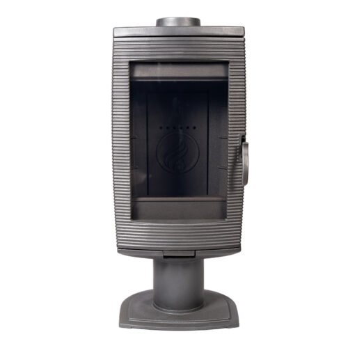 rock cast iron wood stove