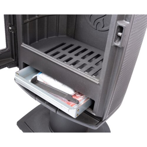 rock cast iron wood stove