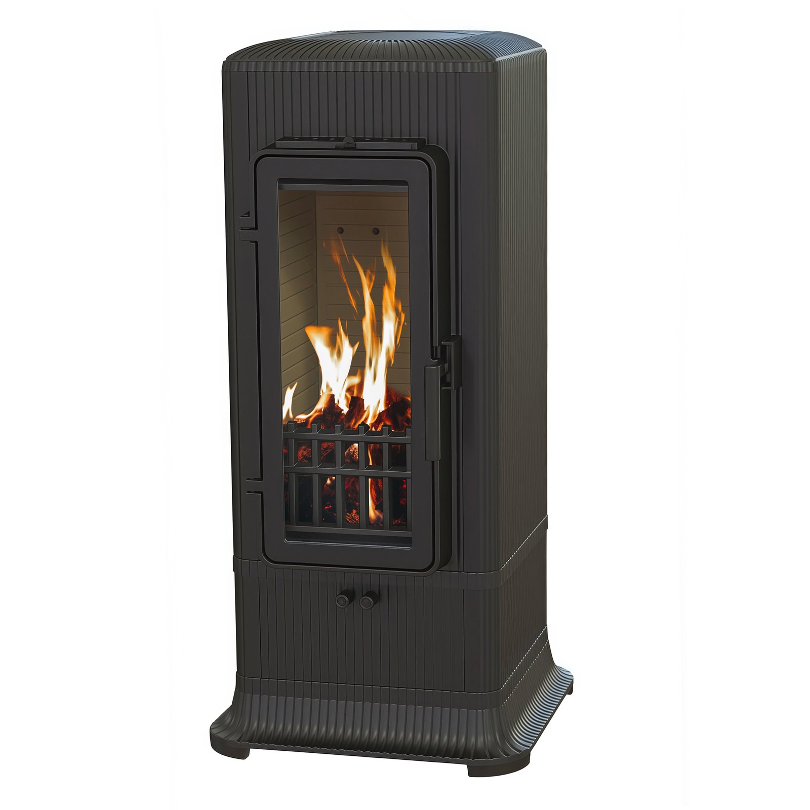 Verta Modern Cast Iron Wood Stove (1)