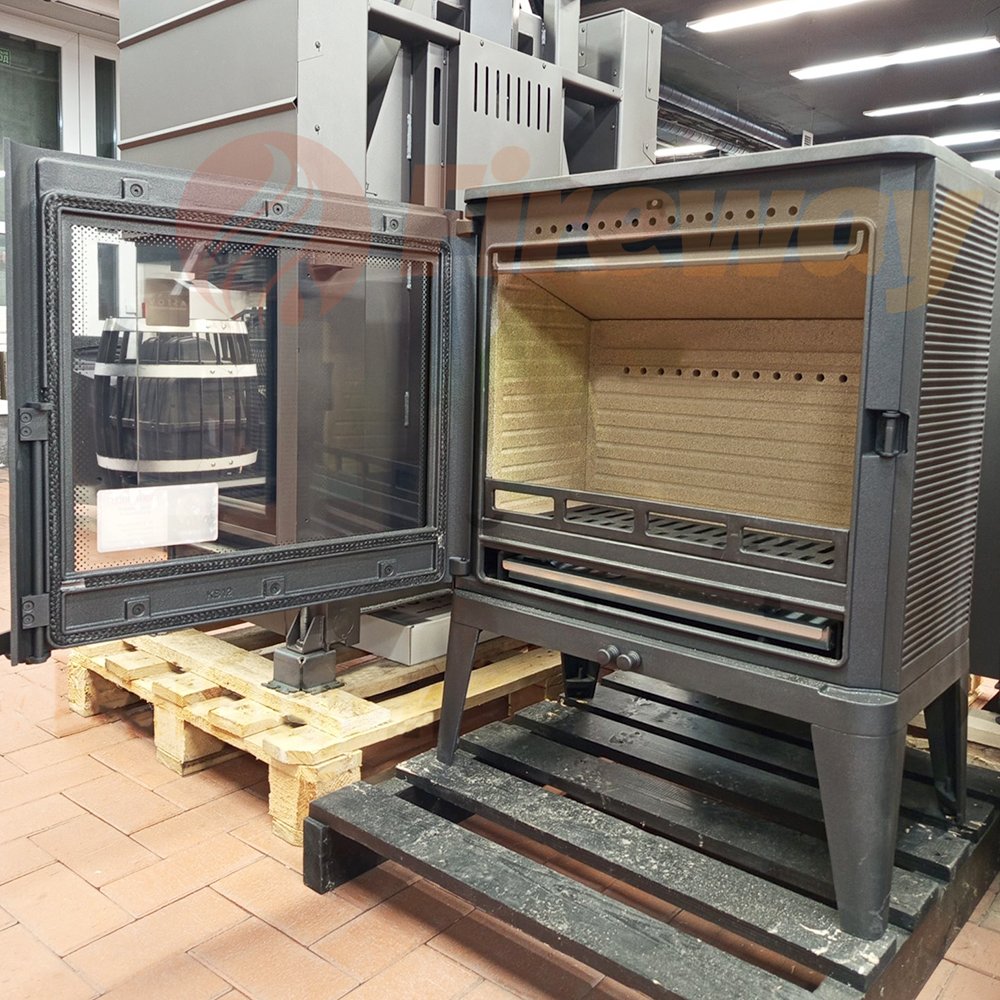 Solo II Cast iron wood stove 2