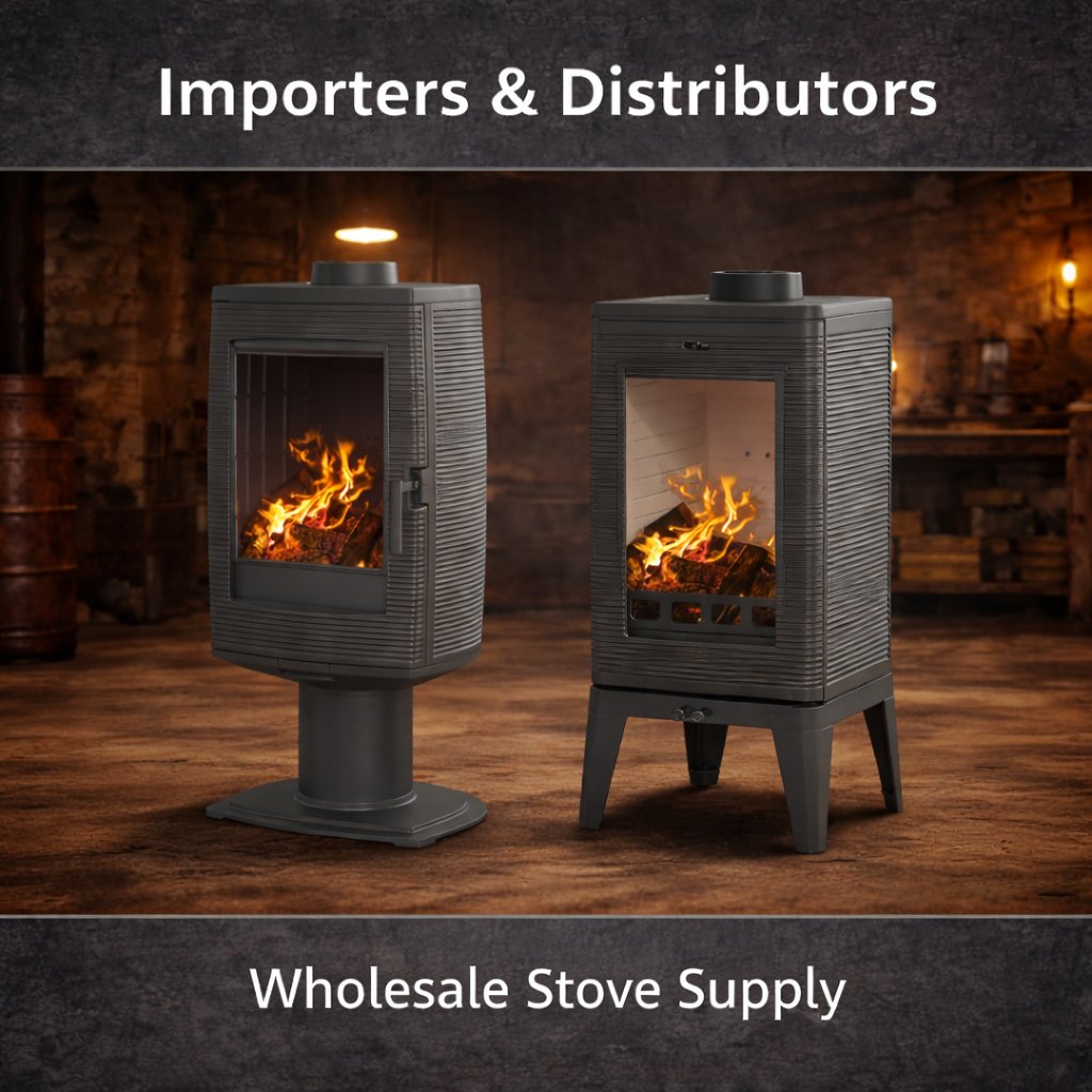 Modern cast iron stove