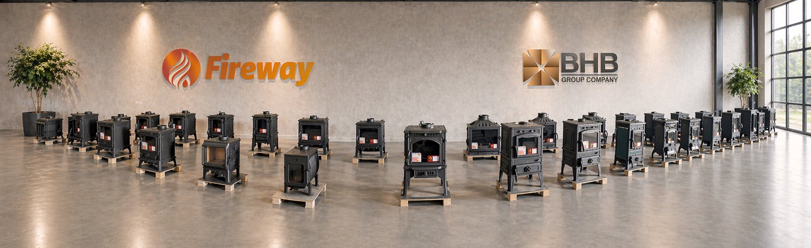 Fireway BHB cast iron wood stoves