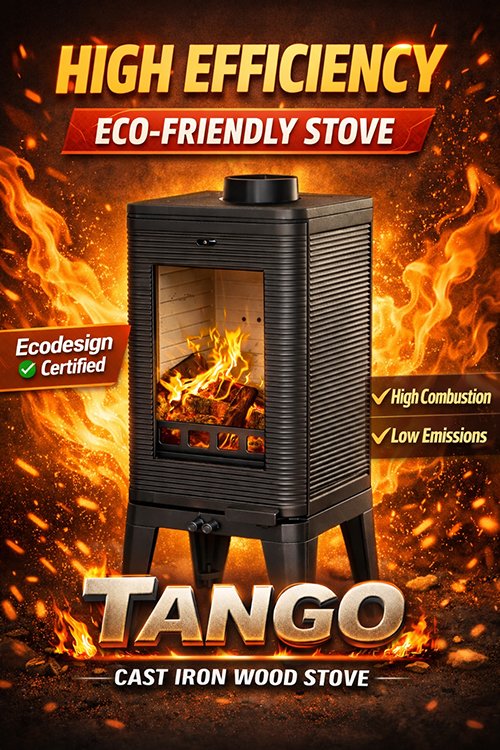 Tango wood stove