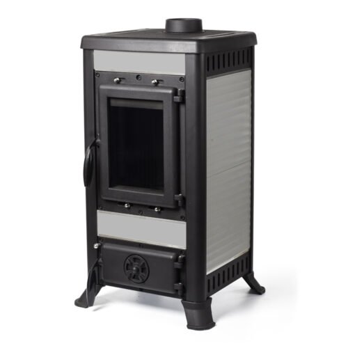 Klemens grey cast iron wood stove (1)