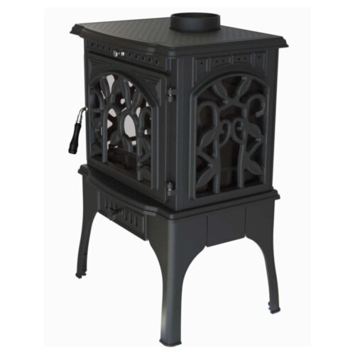Konnekta cast iron stove with removable ashpan