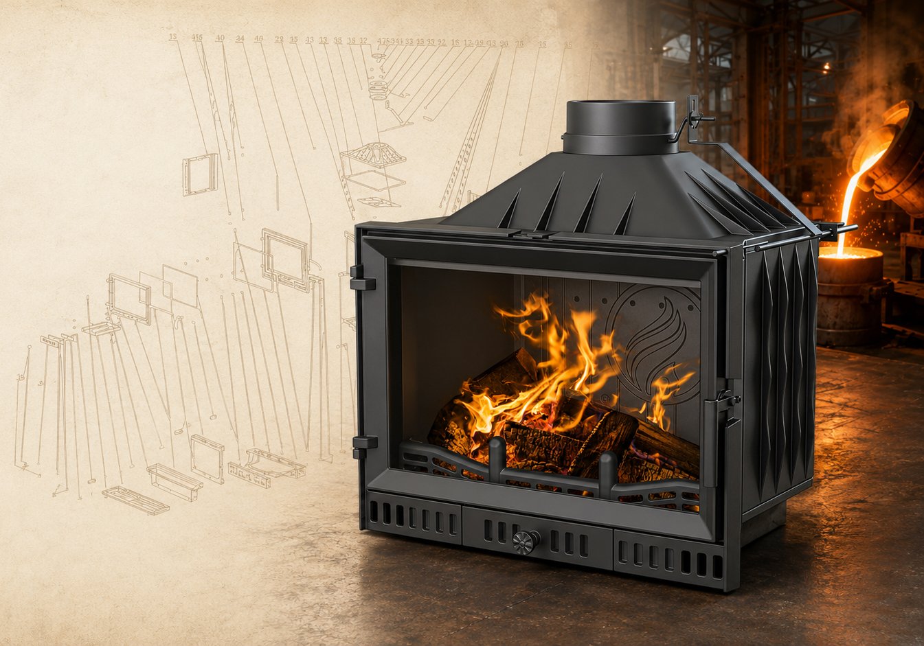 cast-iron-fireplace-insert